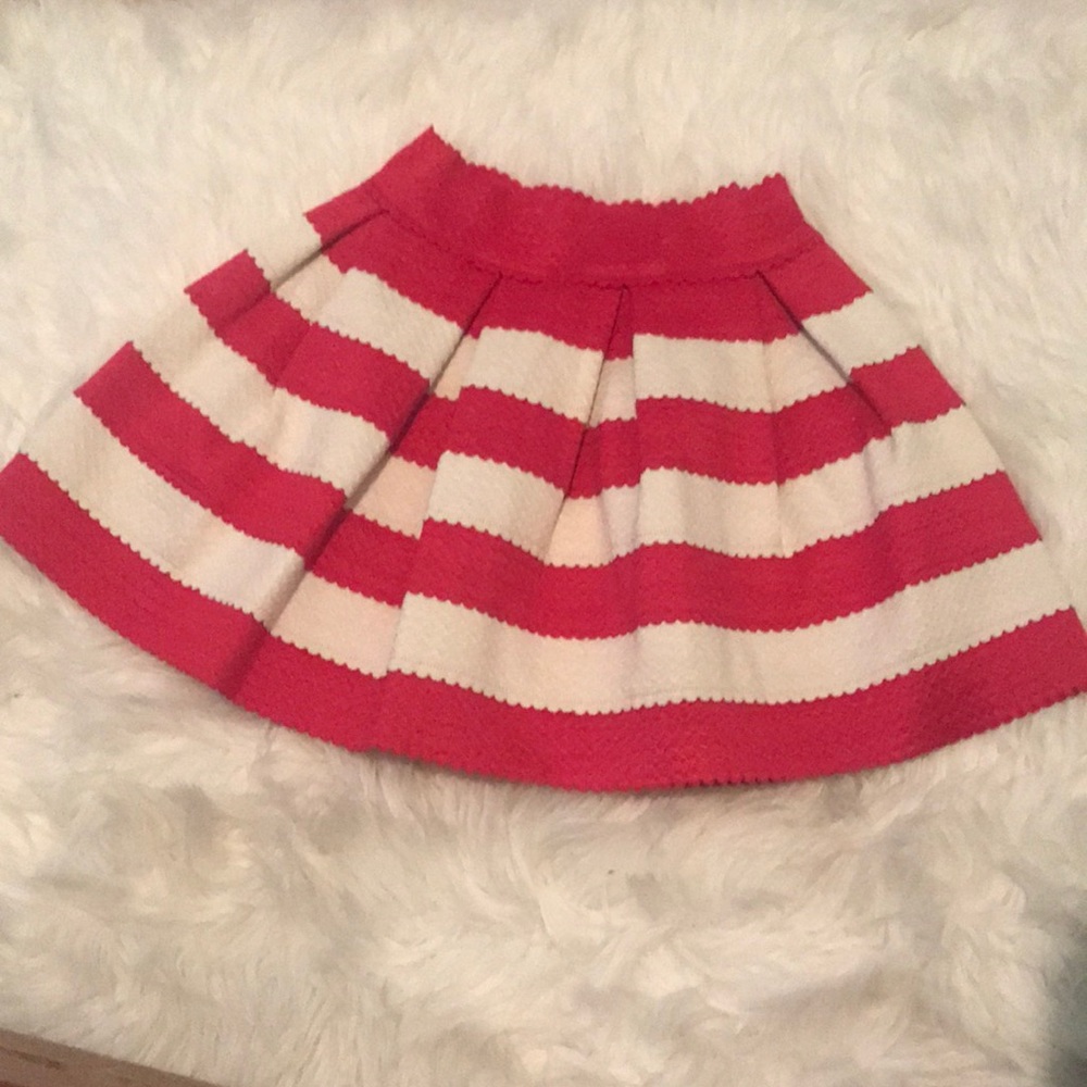 Pink and white skirt
